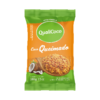 Coco Ralado Flocado Qualicoco Queimado 100G