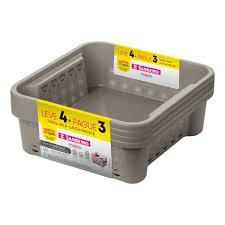 Conj L4P3 Cesta Plast Sanremo 1,6L 1UN