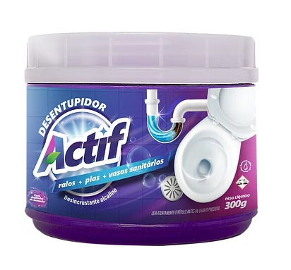 Desentupidor Actif P/Pias e Vasos 300G