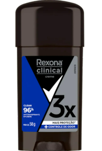 Desod Creme Rexona M Clinical Clean 58G