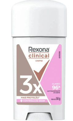 Desod Creme Rexona F Clinical Classic 58G