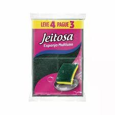 Esponja Jeitosa Multiuso L4P3 4UN