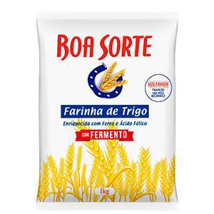 Farinha de Trigo Boa Sorte C/Fermento 1KG