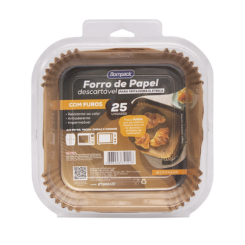 Forro Bompack P/Air Fryer Quad C/Furo 25UN