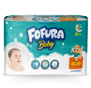 Fralda Desc Fofura Baby Hiper XG 58UN