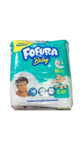Fralda Desc Fofura Baby Partica G 20UN