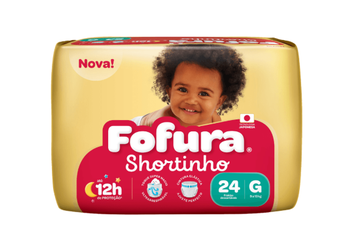 Fralda Desc Fofura Shortinho Mega GD 24UN