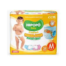 Fralda Desc Hipopo Baby Jumbo MD 34UN