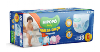 Fralda Desc Hipopo Confort Calca Jum GD 30UN