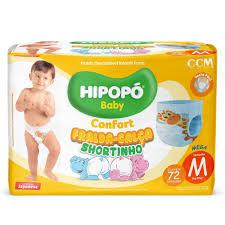 Fralda Desc Hipopo Confort Calca Meg MD 72UN