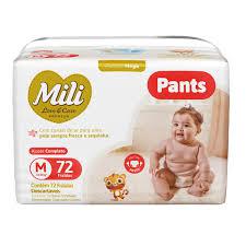 FRALDA DESC MILI L CARE PANTS MEGA MD 72UN