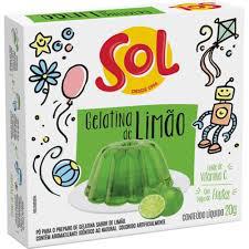 Gelatina Sol Limao 20G