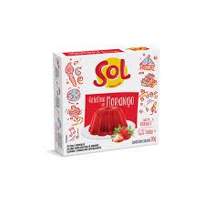 Gelatina Sol Morango 20G