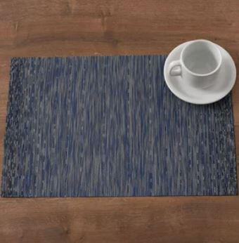 Jogo Americano Tramex Listras Azul 1UN