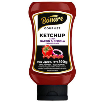 Ketchup Bonare Gourmet T.Down Bacon/Ceb 390G