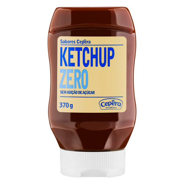 Ketchup Cepera Zero Squeeze 370G