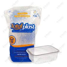 Kit Pote e Tampa Totalplast Ret PP 750ML 24UN