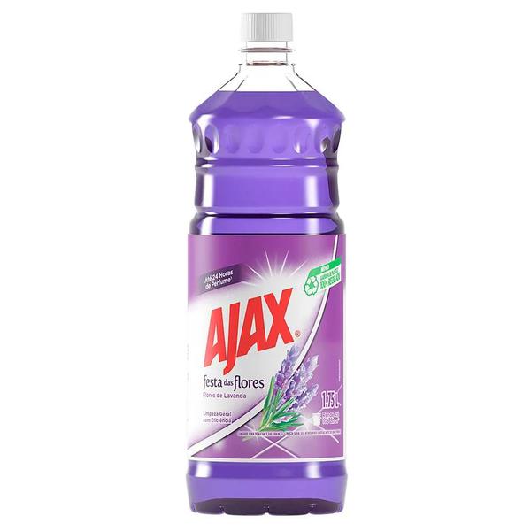 Limpador Perf Ajax F.das Flores Lavanda 1,750ML