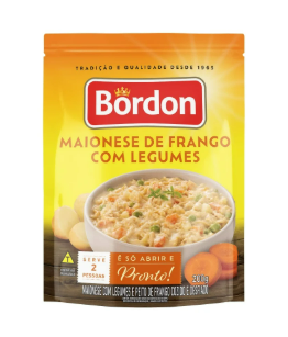 Maionese de Legumes e Frango Bordon Pouch 200G