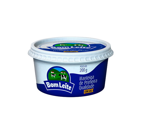 Manteiga Bom Leite C/Sal 200GR C/24UN