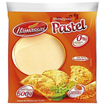 Massa de Pastel Redonda PP 500G