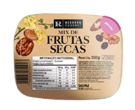 Mix Frutas Secas Imp Reserva Gourmet 150G