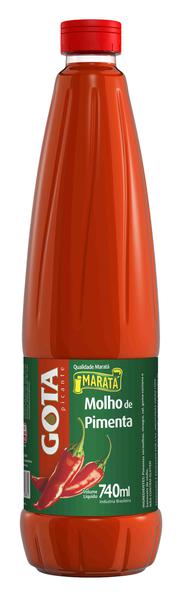 Molho de Pimenta Gota Marata 740ML