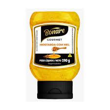 Mostarda Bonare C/Mel Gourmet Top Down 190G