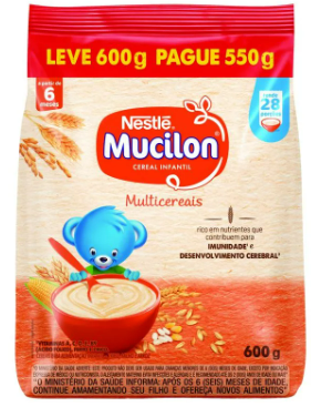 Mucilon Multicereais Sache L600P550G 600G