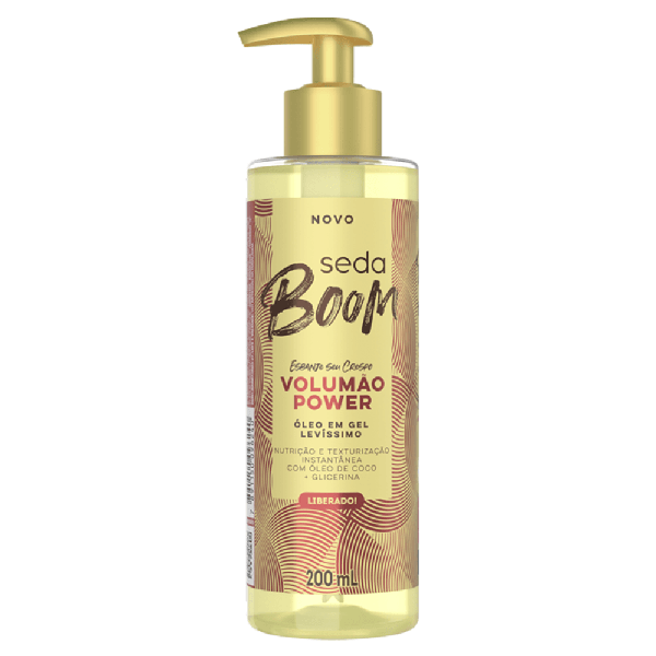 Oleo Gel Seda Boom Volumao Power 190ML