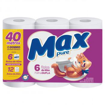 Papel Hig Max Pure FD Neut 40MT 6UN