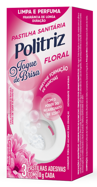 Pastilha Sanitaria Politriz Floral 3UN