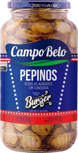 PEPINO CAMPO BELO EM CONSERVA AGRID VD 440G