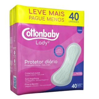 PROTETOR DIARIO COTTONBABY LADY S/ABAS 40UN