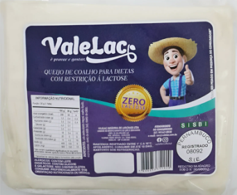 Queijo Coalho Valelac Zero Lactose KG
