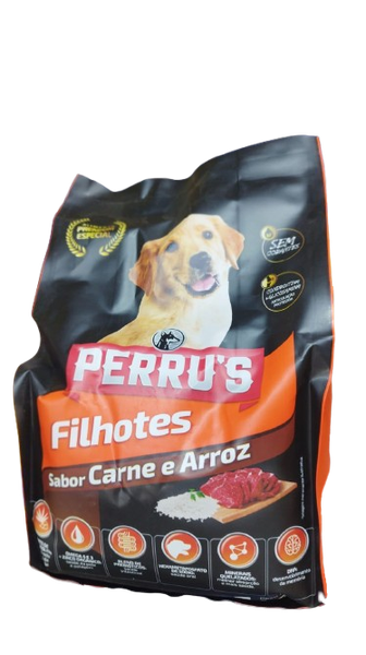 Racao Perrus Filhote Carne 1KG