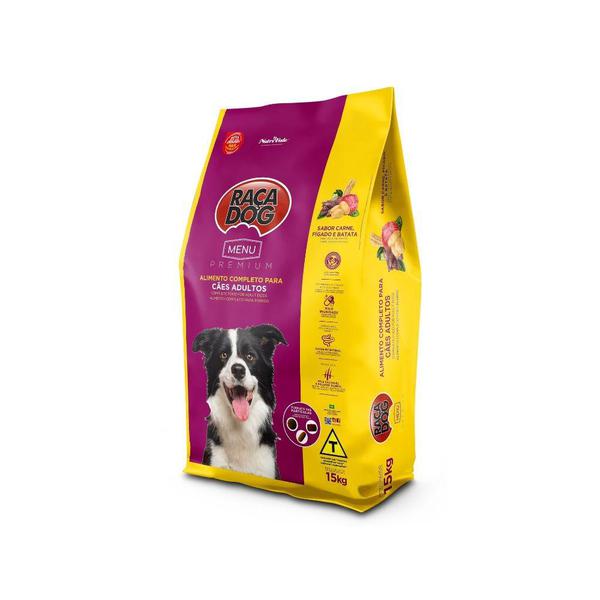 Racao Raca Dog Adulto Carne, Fig,Batata 15KG