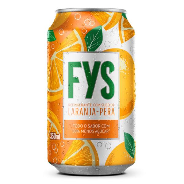 Refrigerante Fys Laranja Pera LT 350ML