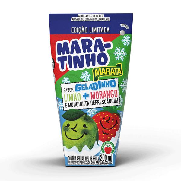 RESFRESCO MARA-TINHO LIMAO/MORANGO 200ML