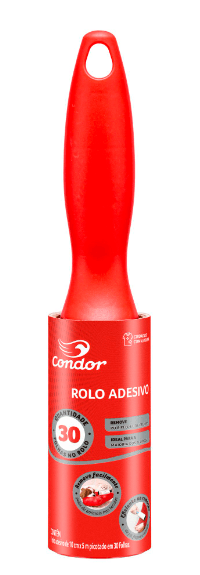 Rolo Condor Tira Pelos Adesivo 1UN