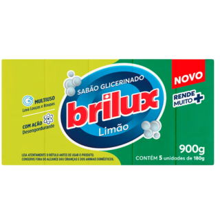 SABAO BRILUX GLICERINADO LIMAO 5 X 180G