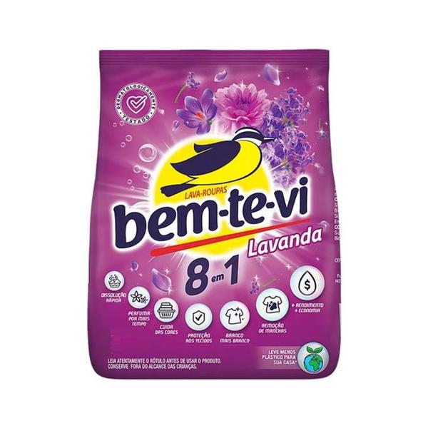 Sabao em po Bem te vi lavanda 4KG