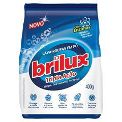 Sabao em Po Brilux Tripla Acao 400G