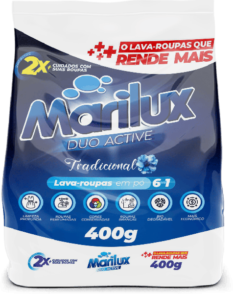 Sabao em Po Marilux Tradicional 400G