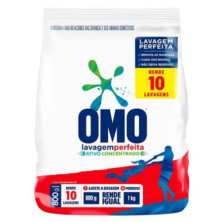 SABAO EM PO OMO TODO CICLO SACHE 800G