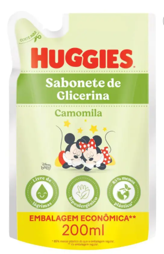 Sabonete Liq Huggies Camomila Refil 200ML