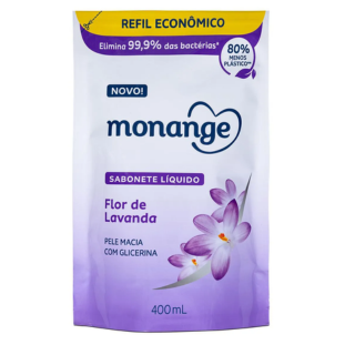 Sabonete Liq Monange F Lavanda Refil 400ML