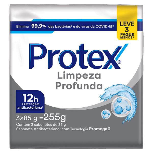 Sabonete Protex Pack Limp Profunda 4X85G