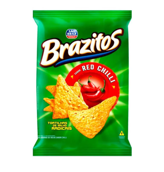 Salgadinho Brazitos Red Chilli 30G