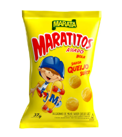Salgadinho Maratitos Queijo 10X37G